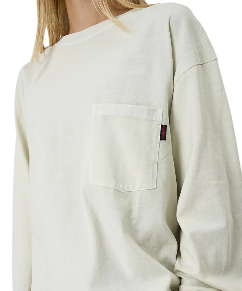 Gramicci L/S Pocket Tee Pigment Dyed Natural - immagine 3