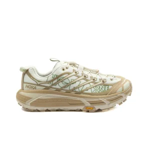 Hoka U Mafate Three2 Wordmark Khaki Oatmilk