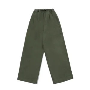 Kappy Two Tuck Wide Pants Khaki