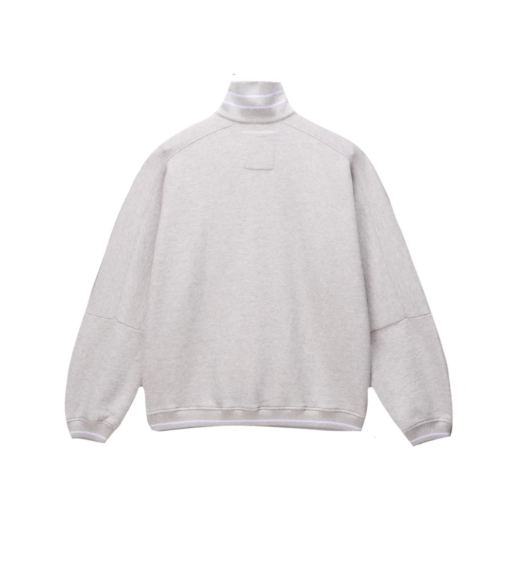 Felpa Half Zip Pdf B-Pdf Hz Nature Grey Mel 430 - immagine 3