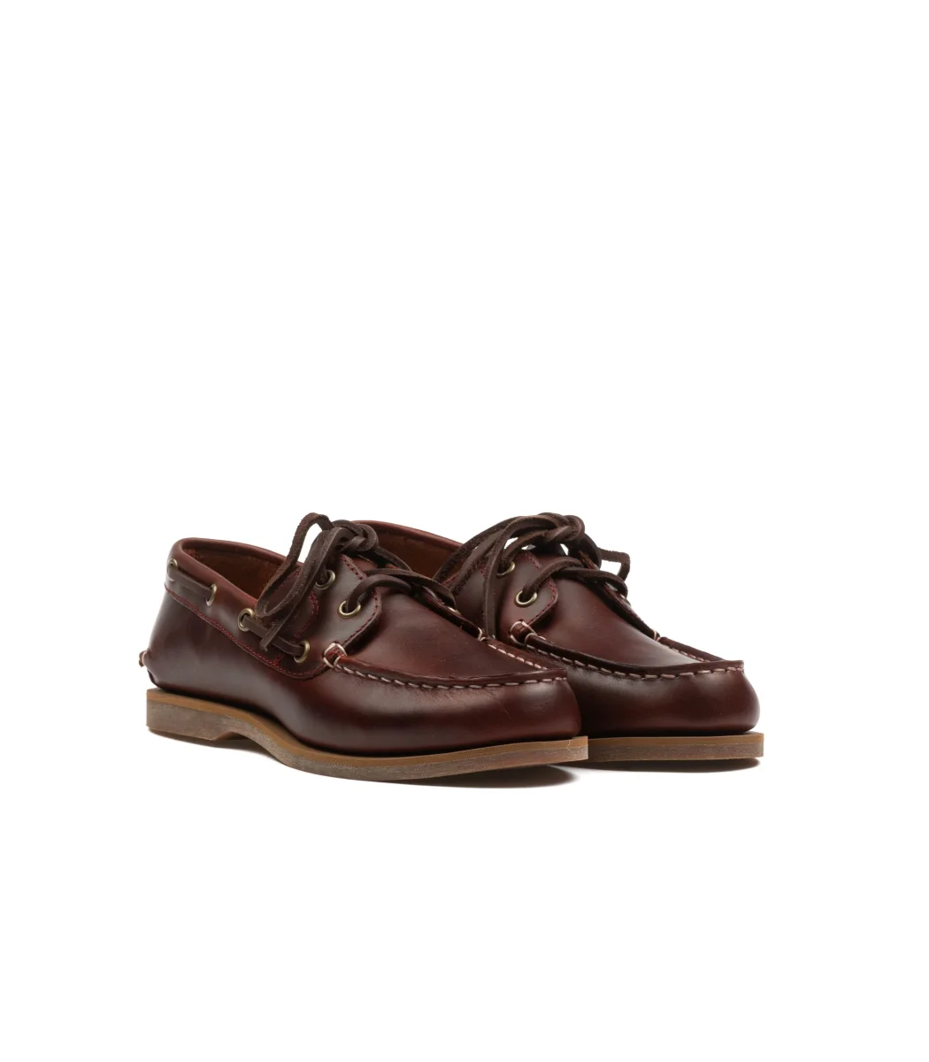 Timberland Classic Boat Boat Shoe Burgundy Full Grain Donna - immagine 3