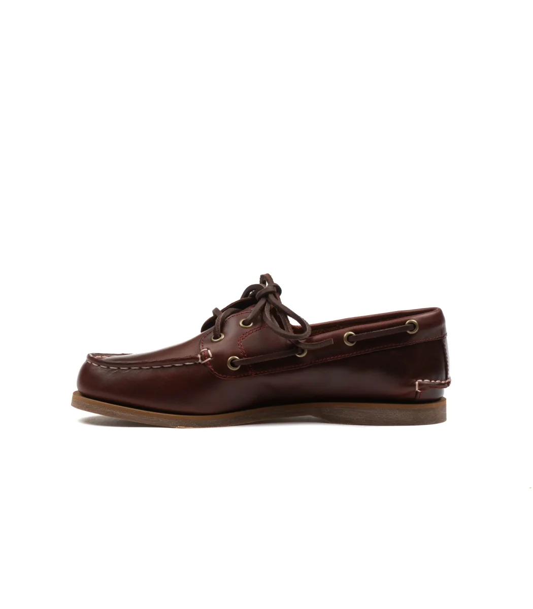Timberland Classic Boat Boat Shoe Burgundy Full Grain Donna - immagine 6