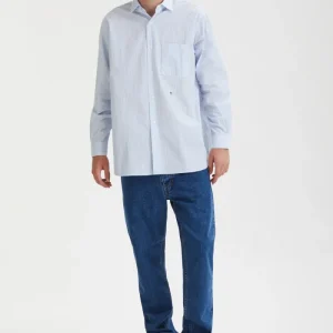 Camicia a righe oversize