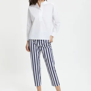 Pantaloni A Righe Sarah Riviera
