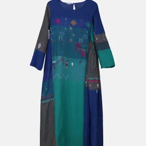 Abito in cotone jamdani