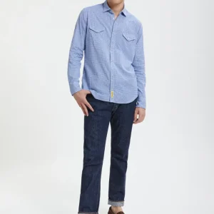 Camicia Texana con bottoni a pressione