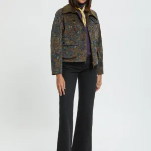 Giacca Spey Paisley in velluto