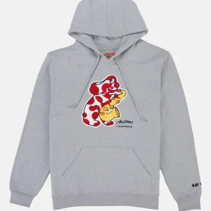 Felpa patch in punto spugna pimpa