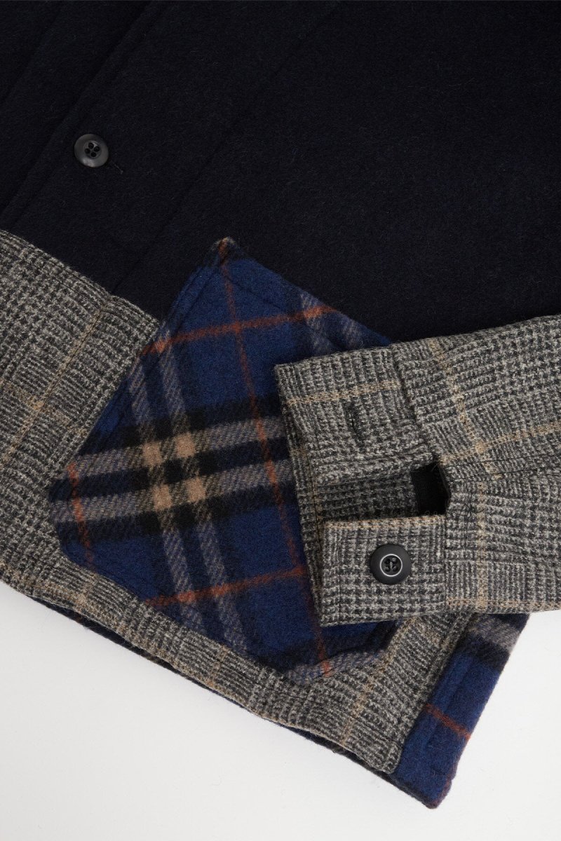 Overshirt Wool Patchwork - immagine 9