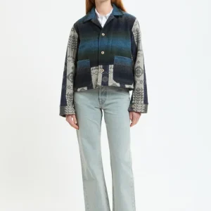 Overshirt Wool Patchwork