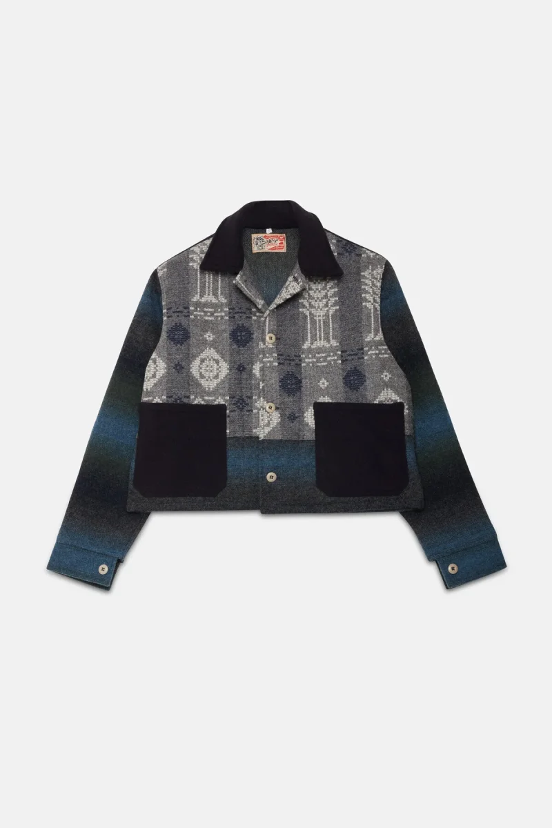 Overshirt Wool Patchwork - immagine 2